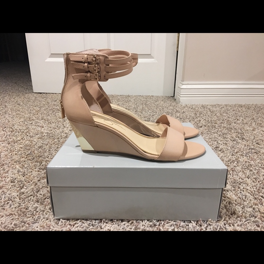 Jessica Simpson Ankle Strap Wedge